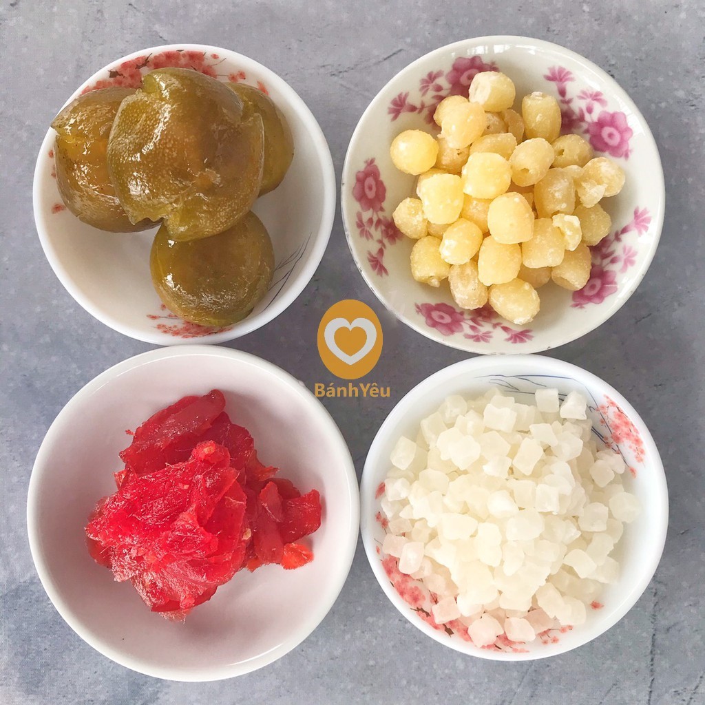 Mứt gừng đỏ làm bánh trung thu