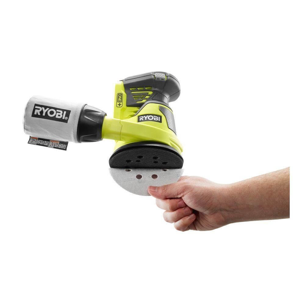 THÂN MÁY CHÀ NHÁM PIN RYOBI 18V R18ROS-0