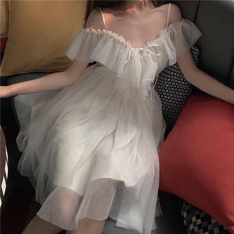 [HCM]Đầm Ngủ Xòe Siêu Cute