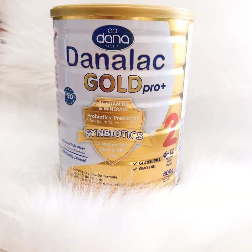 Sữa bột DANALAC GOLD pro+ 2 - Hộp 800g