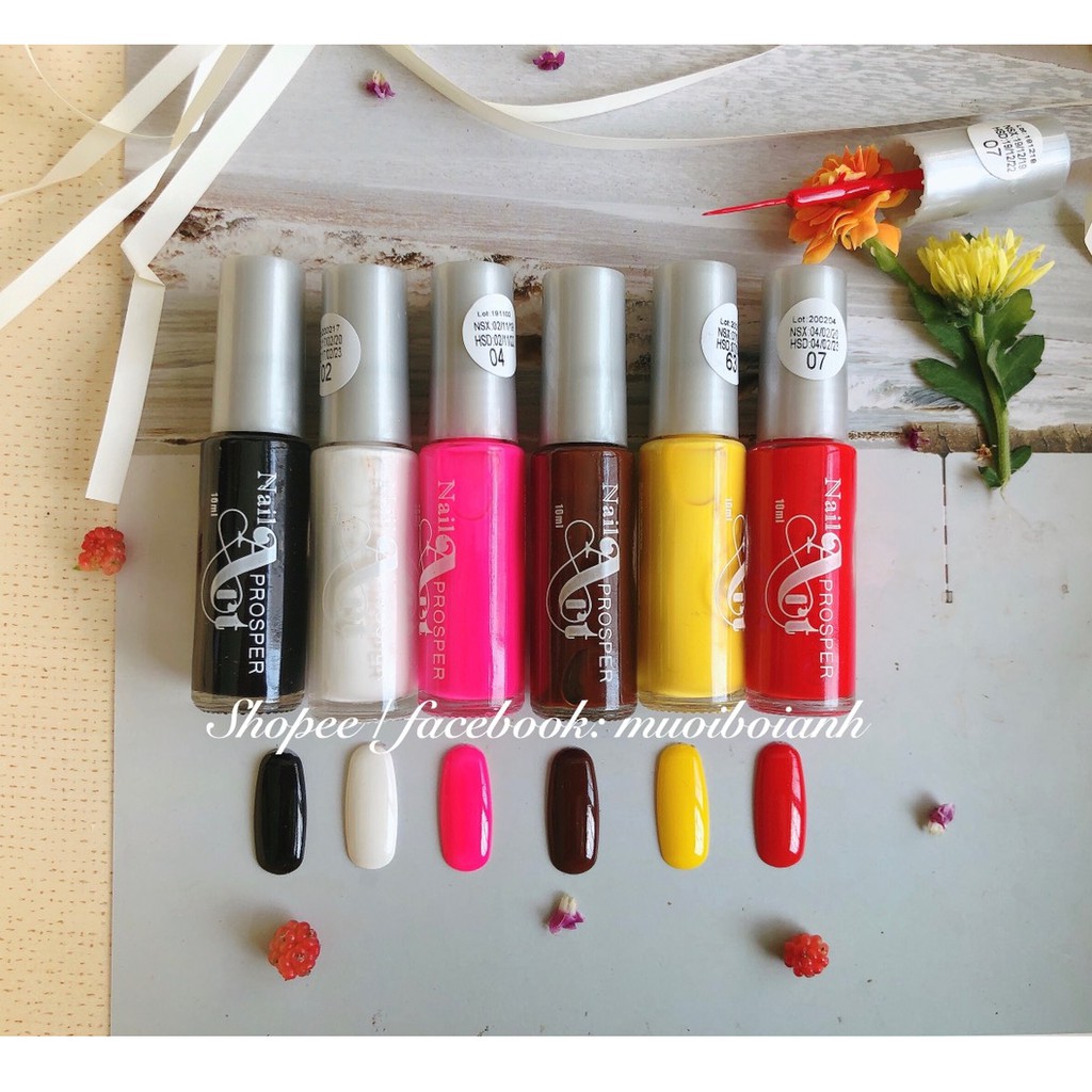 Cọ nét vẽ móng sơn thường 10ml