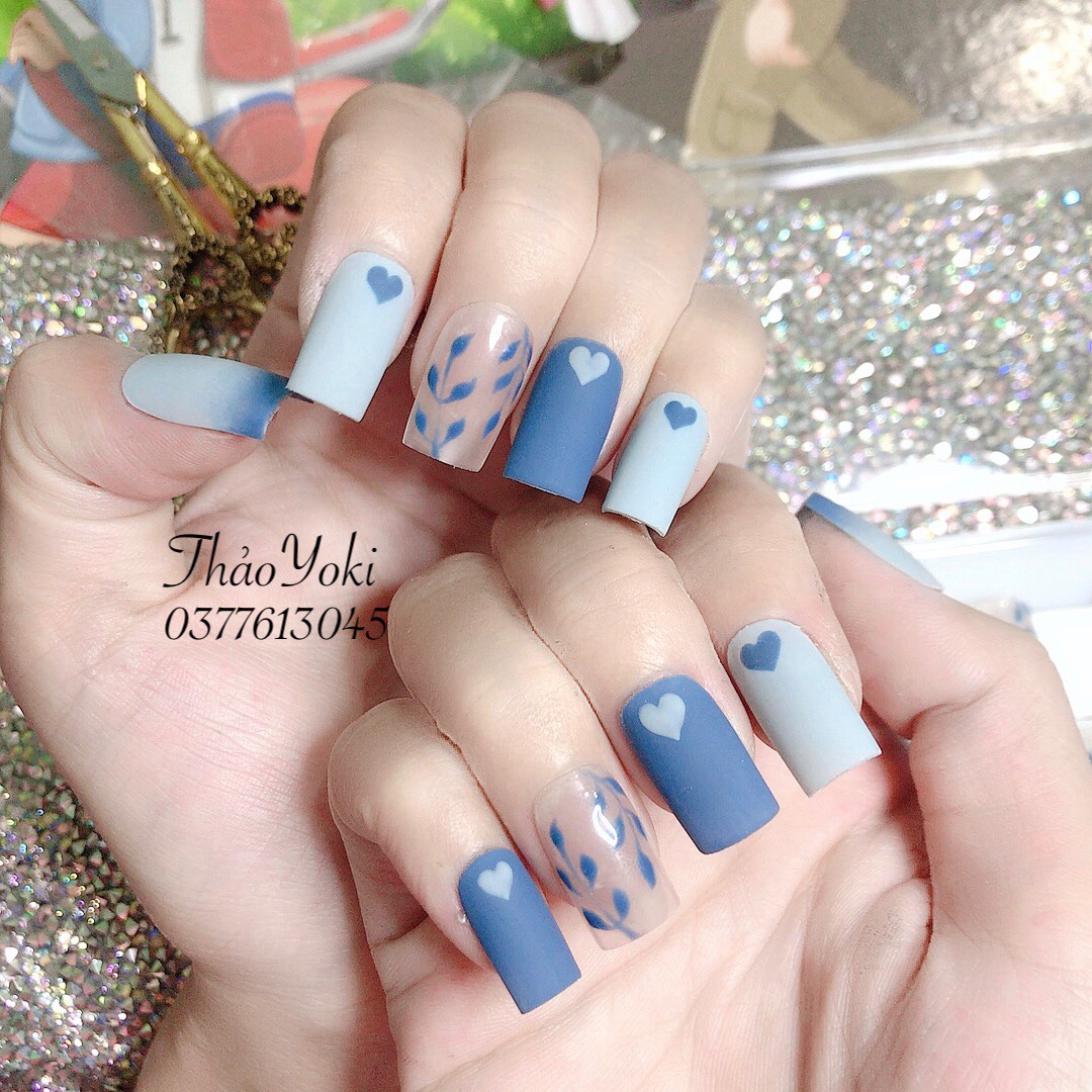 Móng tay giả Nail thiết kế Nailbox bộ 24 móng (ảnh thật)