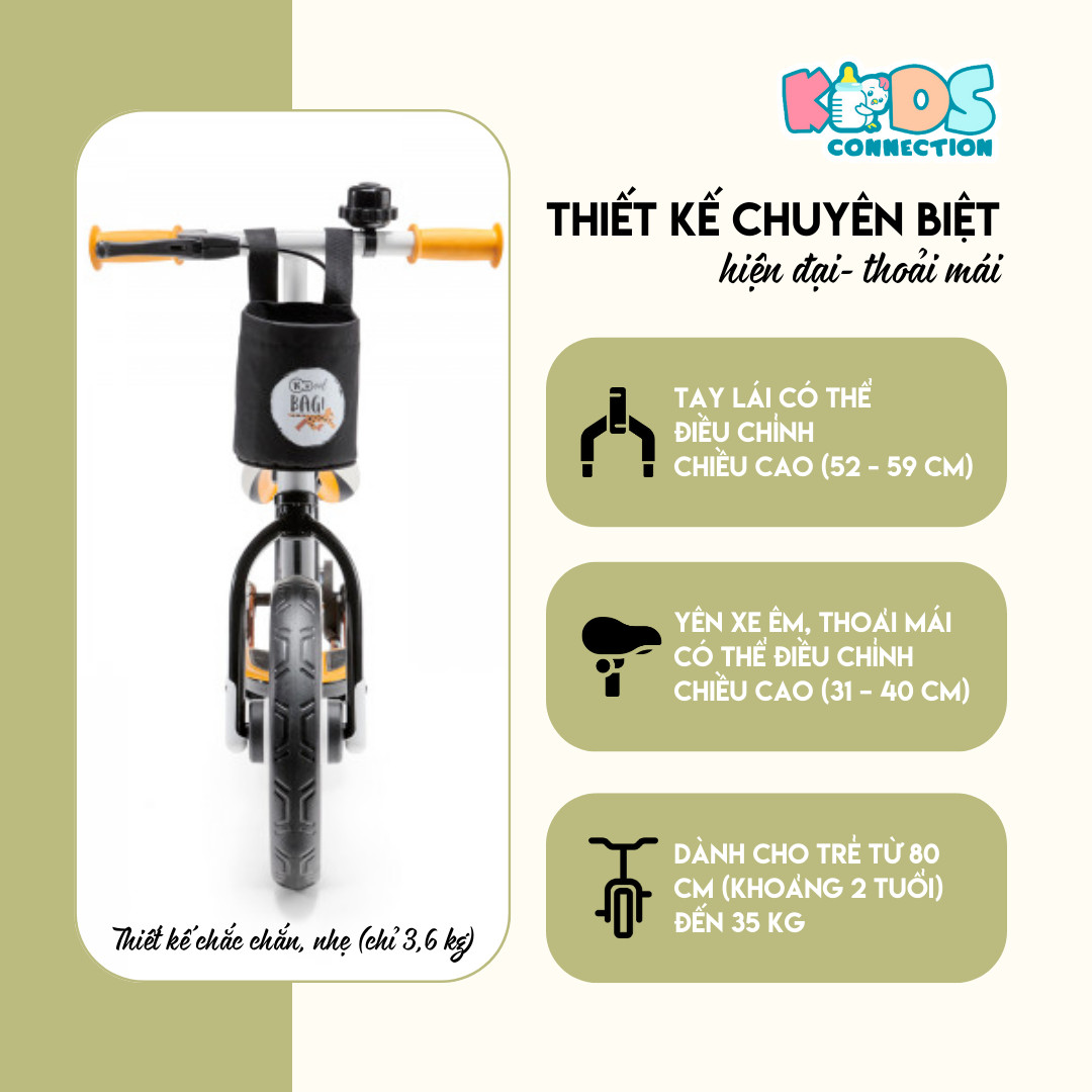 Xe cân bằng 2 bánh cao cấp cho bé (2 tuổi trở lên) KINDERKRAFT SPACE