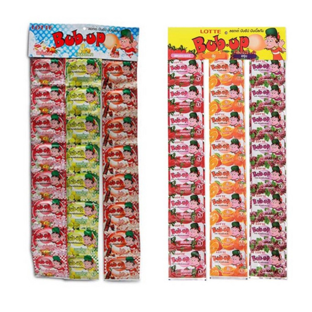 Kẹo Gum Thổi Bubup Trái Cây Lotte (24 Miếng)