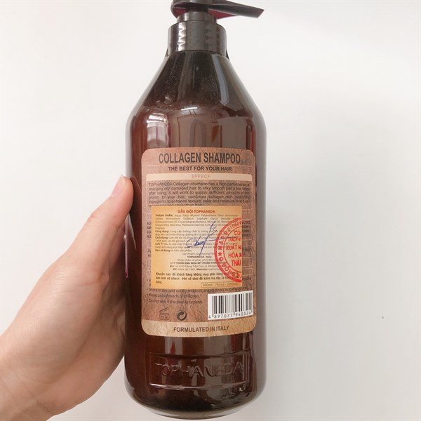 Dầu gội Top Haneda Collagen cho tóc khô hư tổn 785ml