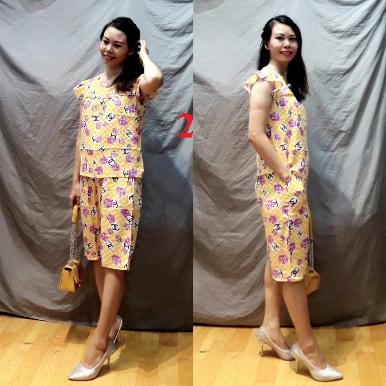 Bộ lửng tole mặc nhà,mát mịn size XL(55-65kg)