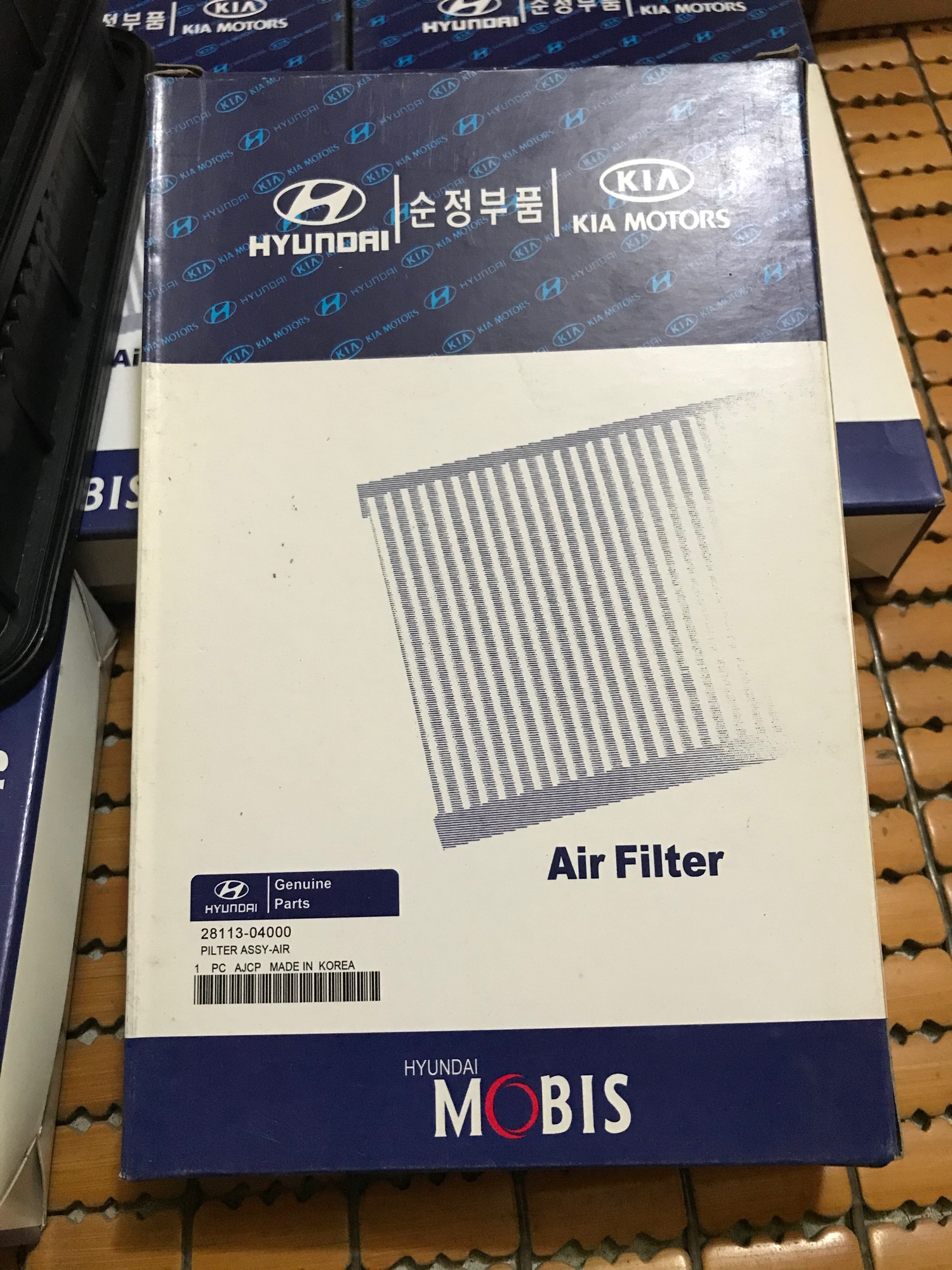 [HCM]Lọc gió động cơ Kia Morning 2012-2016 Mobis Korea