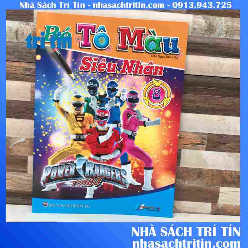 TÔ MÀU SIÊU NHÂN 8 CUỐN