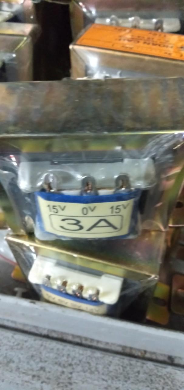 Biến áp 3A đối xứng 15v