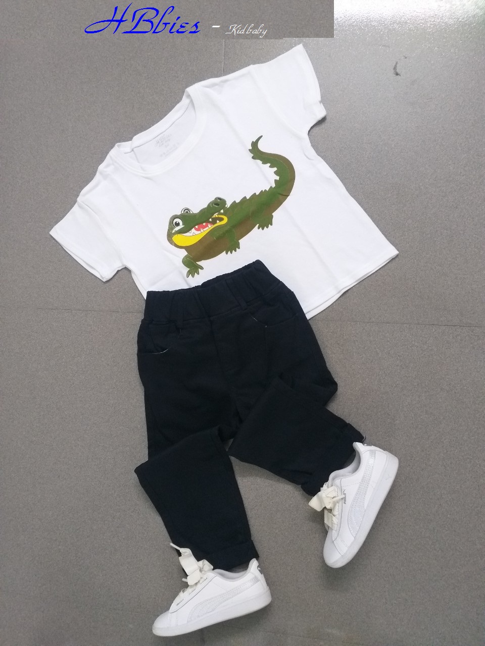 Áo thun cotton cho bé gái dễ thương