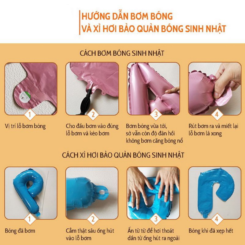 Sét bóng Happy women's day trang trí 20/10