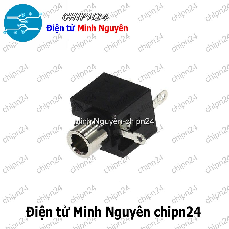 [5 cái] (F111.5) Jack Audio 3.5mm PJ-301 3pin loại bắt ốc - HH000173