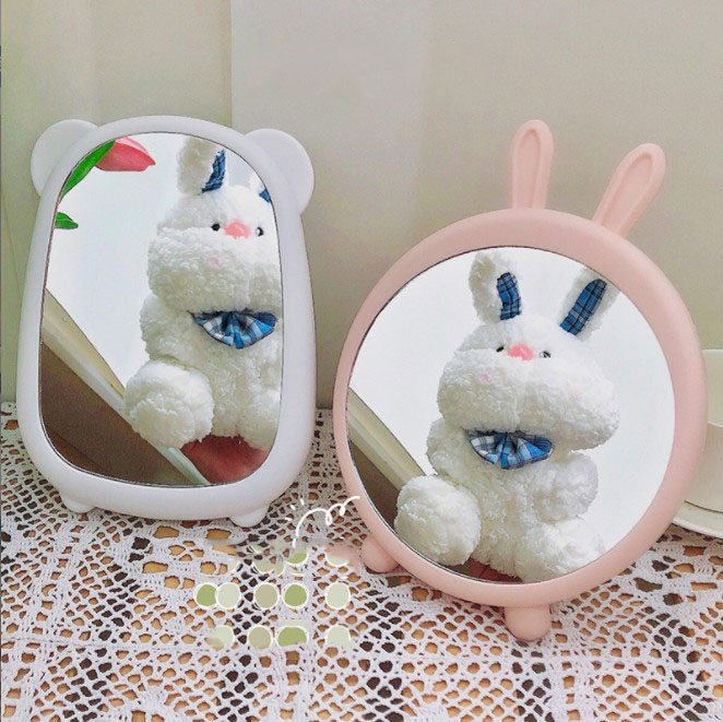 GƯƠNG ĐỂ BÀN GẤU MÈO THỎ SIÊU XINH