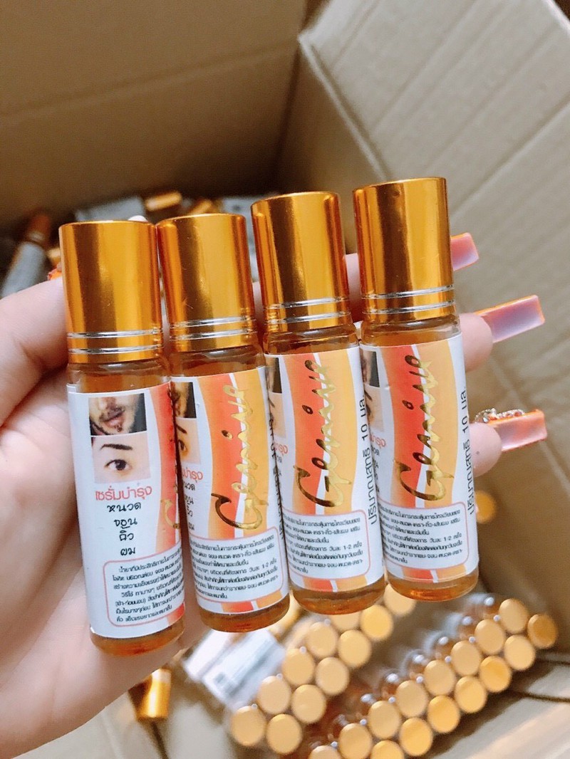 Combo 3 chai lăn kích thích mọc chân mày, mọc râu 10ml