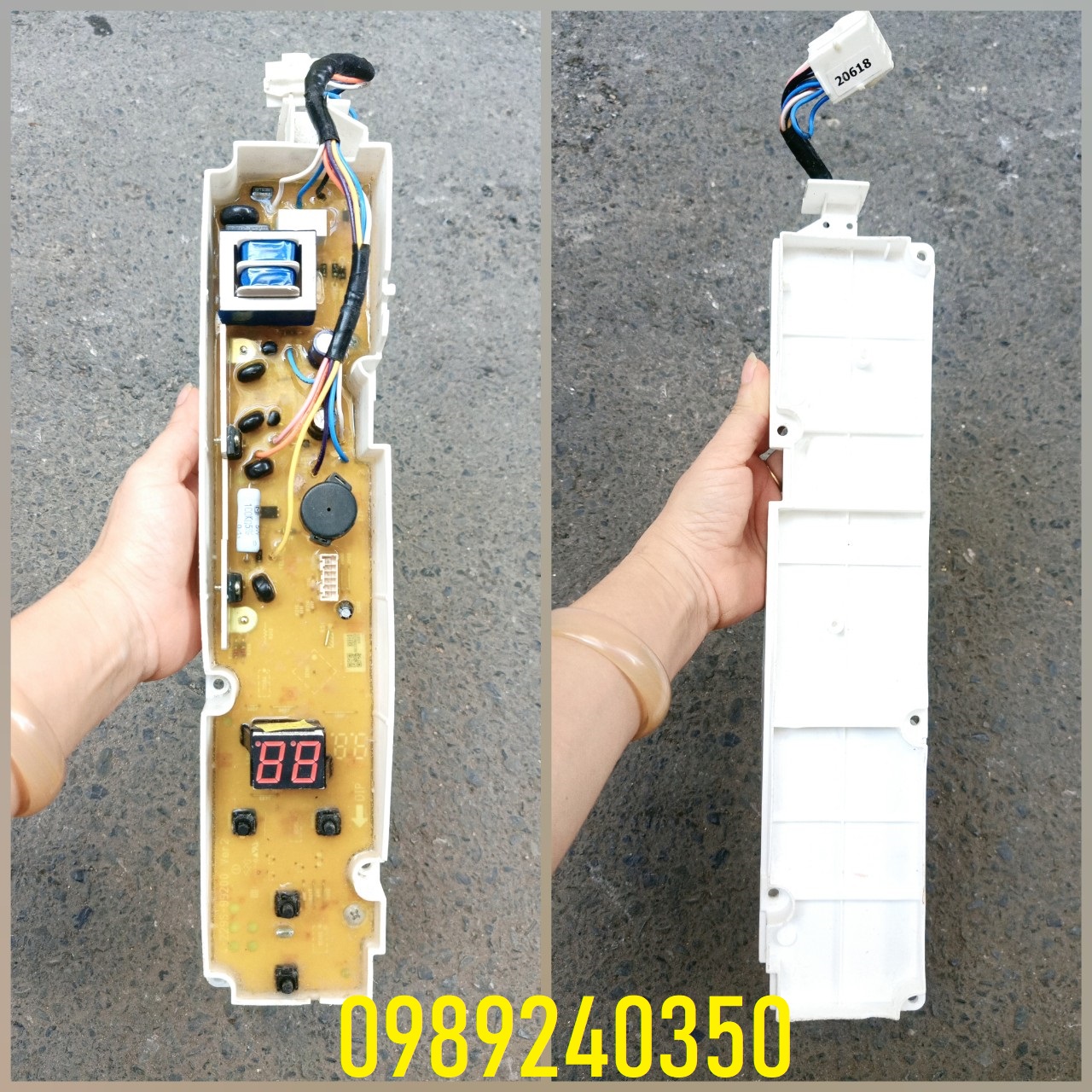 Bo mạch máy giặt sanyo asw - s85vt loại 4 phím