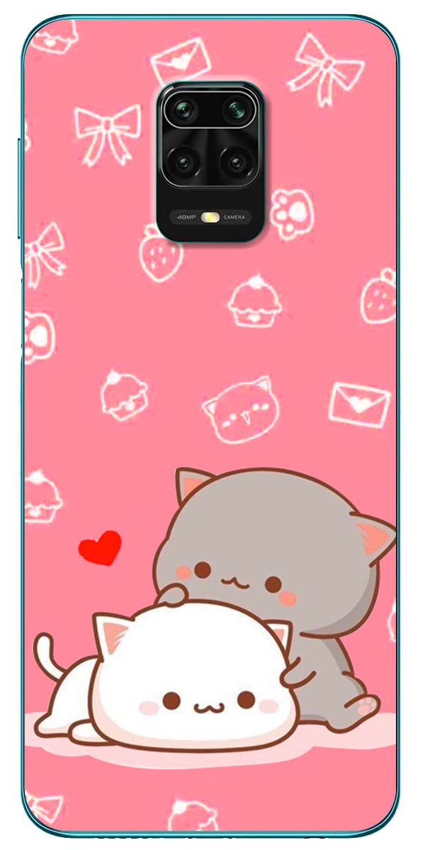 [HCM]Ốp lưng dành cho Xiaomi Redmi Note 5, Redmi Note 6, Redmi Note 7, Redmi Note 8, 8 Pro, Redmi Note 9, 9S, 9 Pro mẫu Mèo mập nền hồng