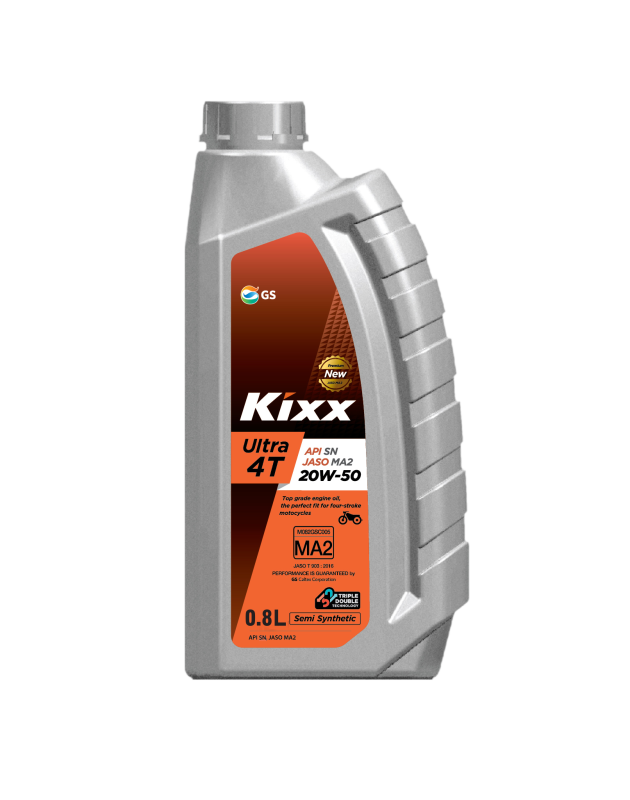 Dầu Nhớt Cao Cấp Xe Số Kixx Ultra 4T 20W50 - API: SL (0.8 lít)
