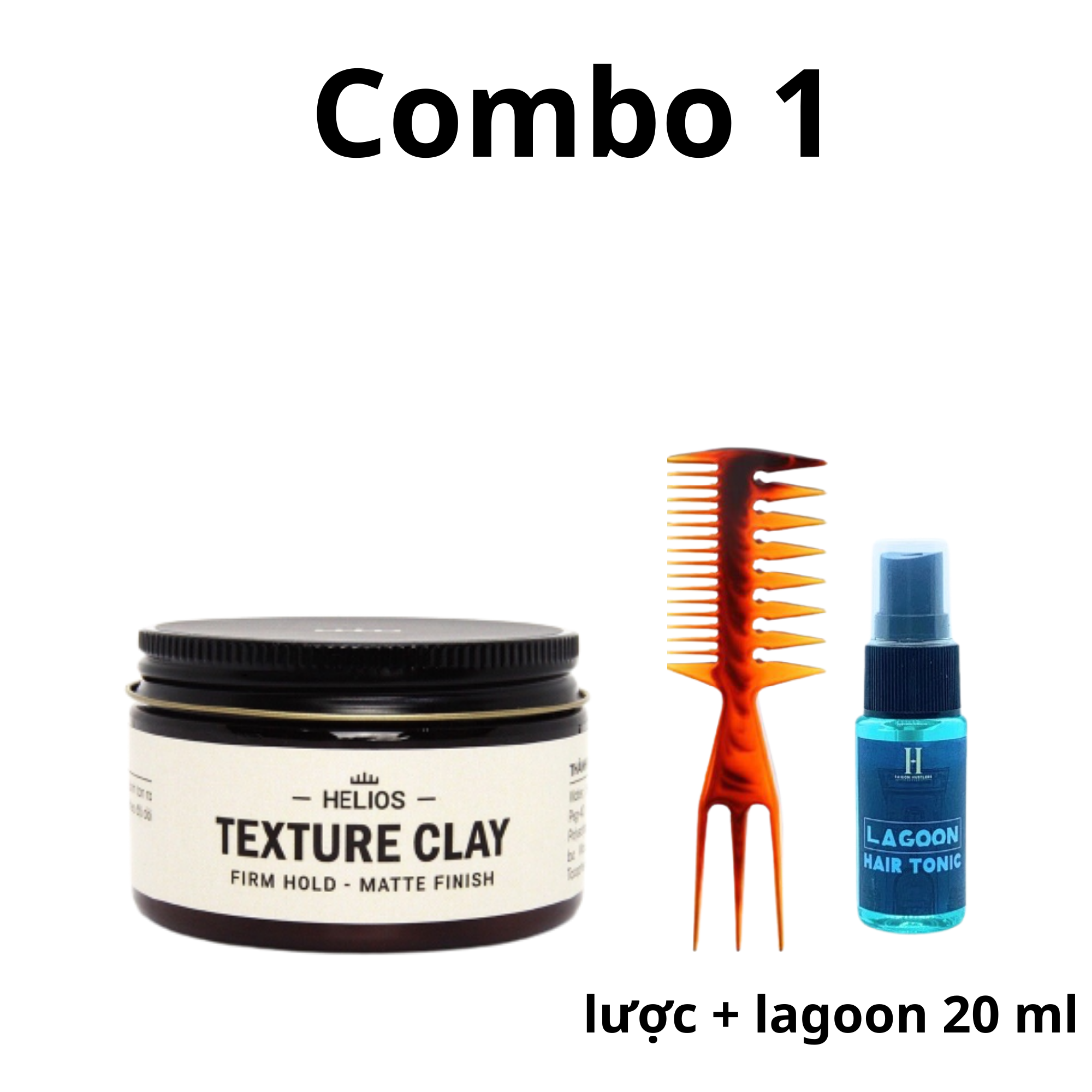 Sáp vuốt tóc Helios Texture Clay chính hãng