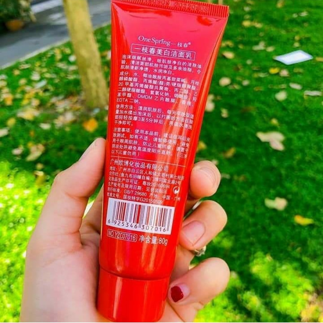 Sữa rửa mặt One Spring lựu đỏ - sữa rửa mặt lựu đỏ