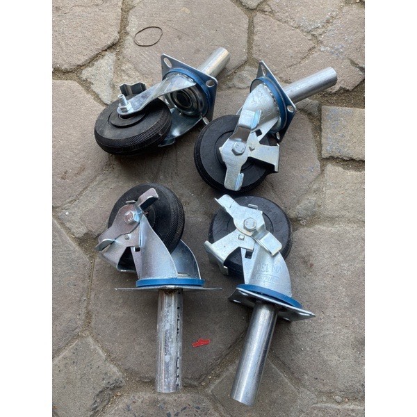 Bánh xe đẩy giàn giáo các kích thước ( giá 1 cái)