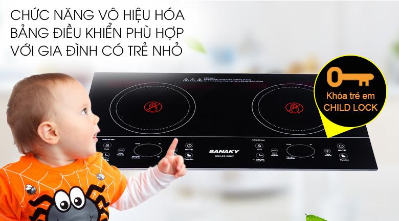 Bếp hồng ngoại đôi Sanaky SNK-201HGW
