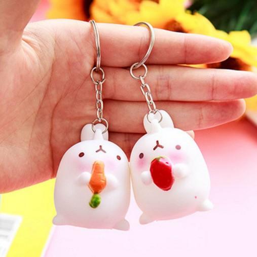 Móc Khóa Thỏ Molang Dễ Thương - laza88