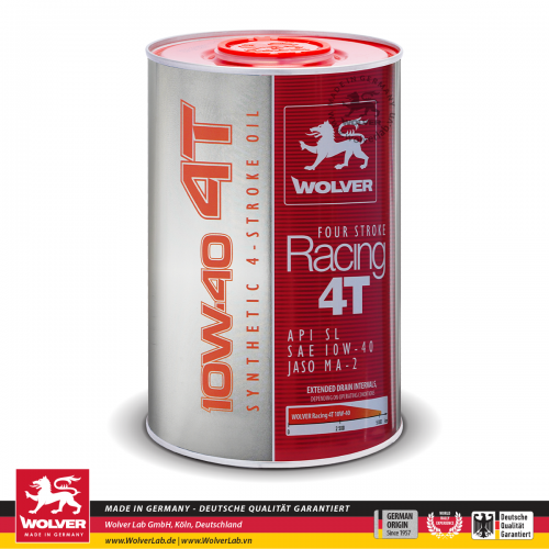 Wolver Racing 10W40 800ml - Nhớt xe máy cao cấp Nhập Đức