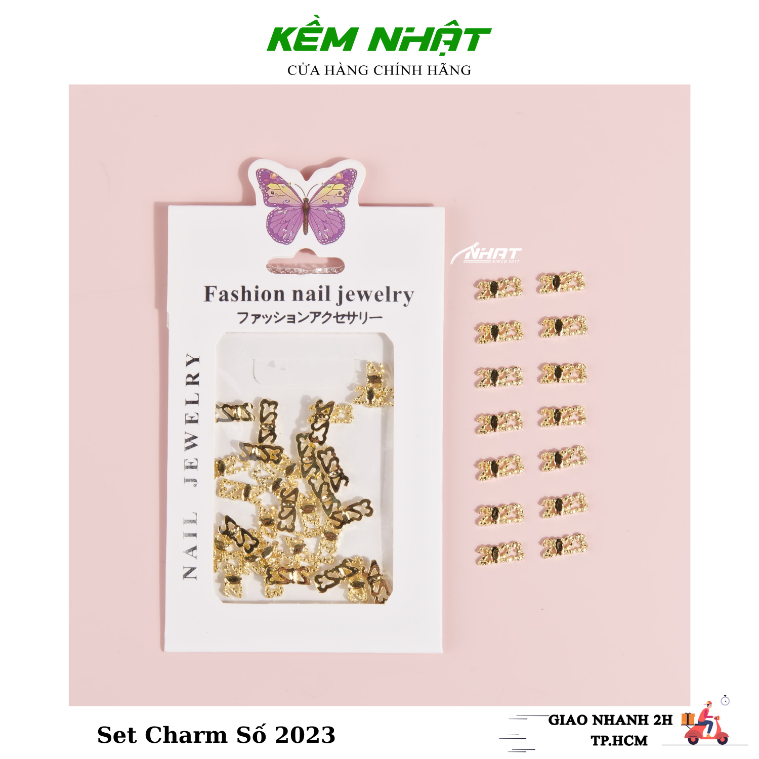 Set charm số 2023 - charm tết 2023