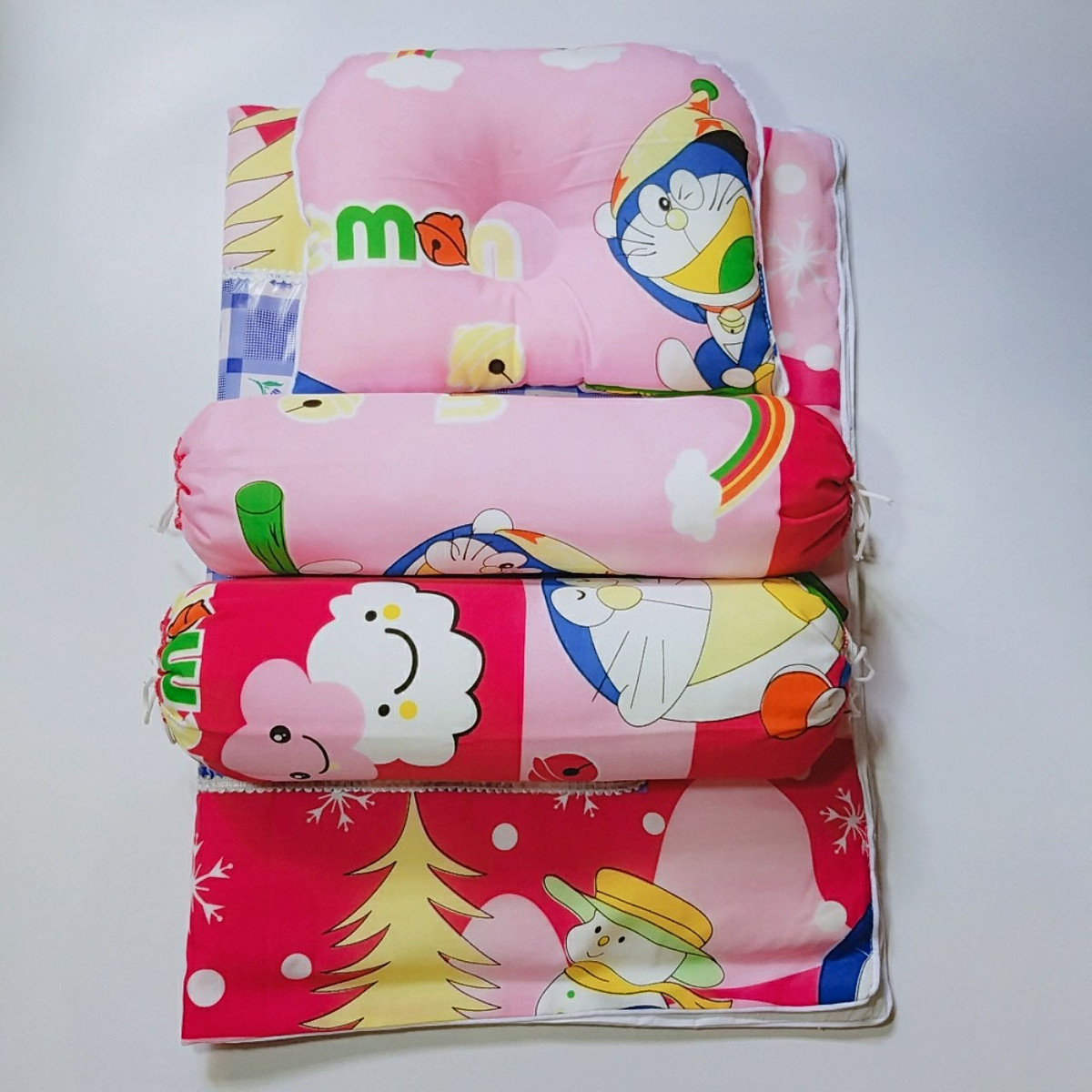 [HCM]Bộ nệm gối mini cho bé sơ sinh ( kích thước: 50x78cm dày 2cm )