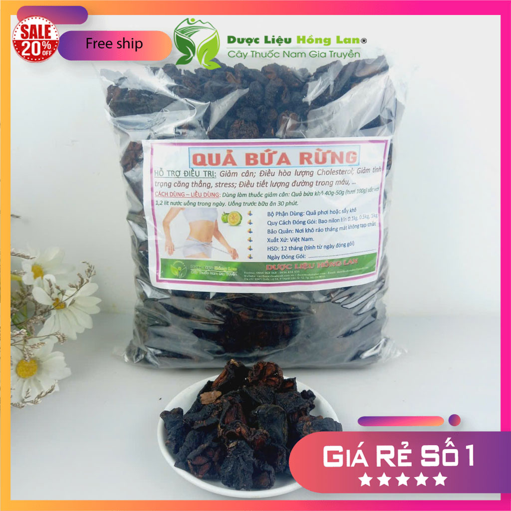 ✅ 500g Quả Bứa Rừng khô (Quả măng cụt rừng)