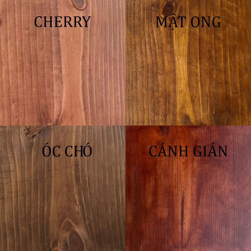Combo sơn nội thất Watix màu gỗ, sơn gỗ gốc nước