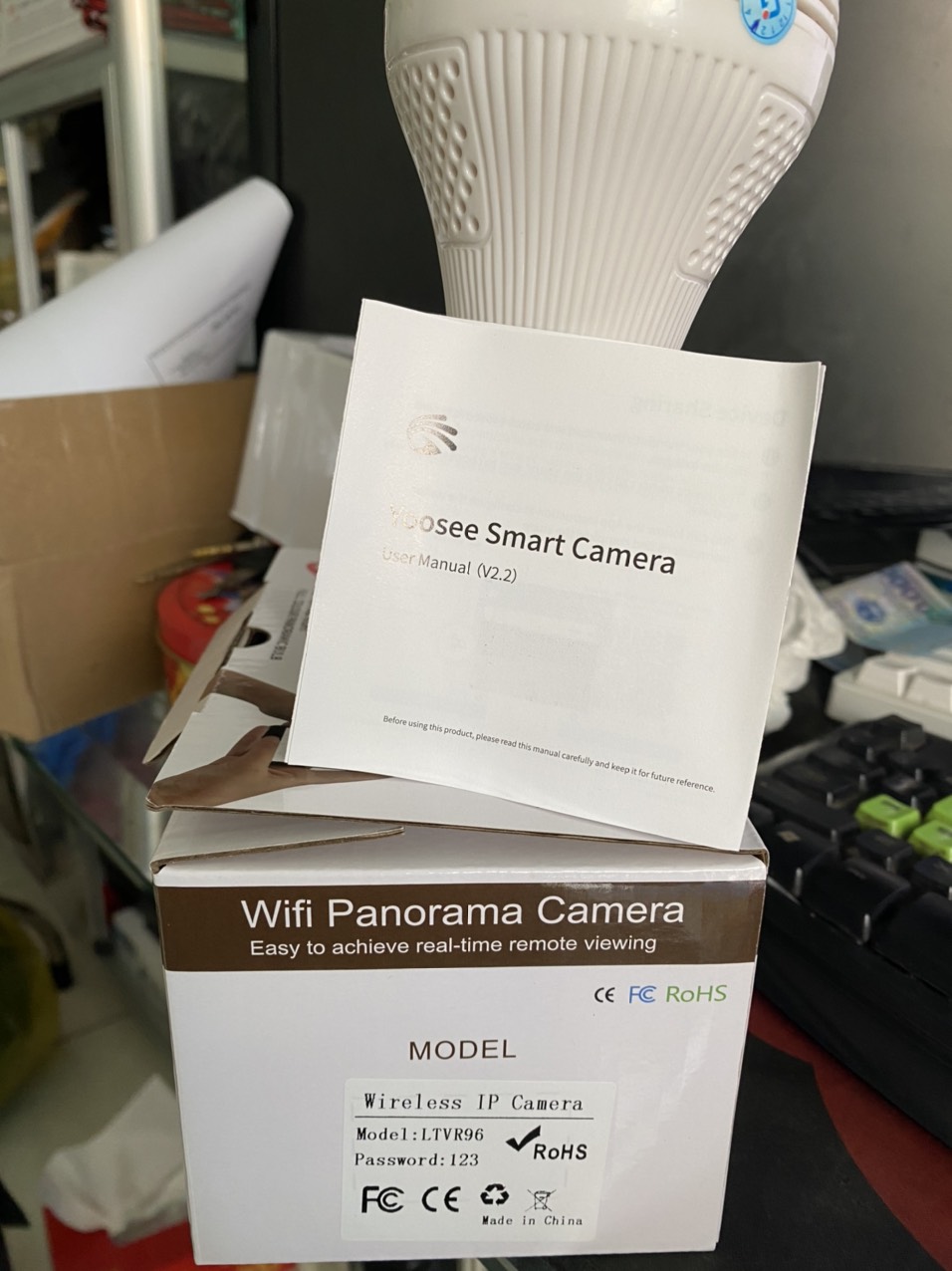 [HCM]Camera WIFI Hình Bóng Đèn Yoosee