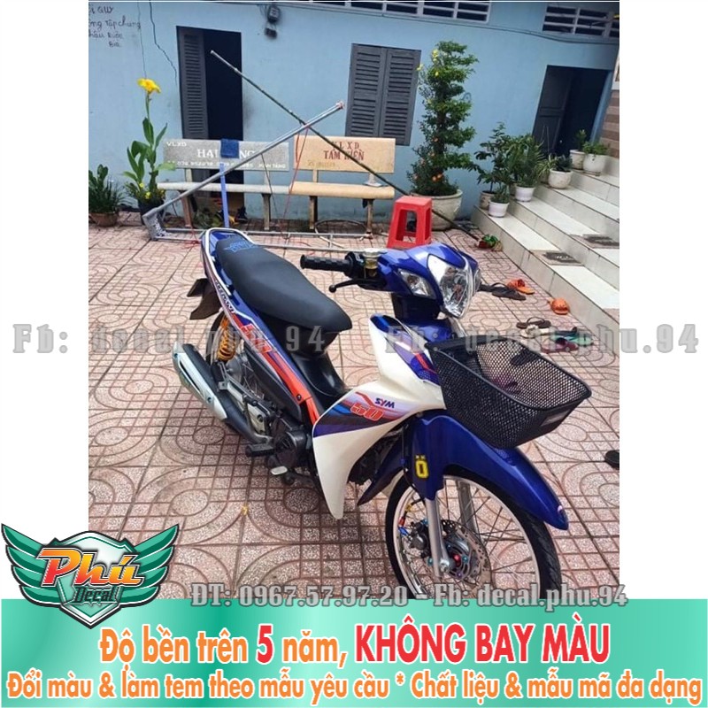 Tem rời elegant cam trắng xanh 2016 -mã 3
