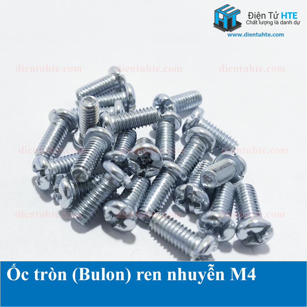 Ốc tròn (Bulon) ren nhuyễn M4