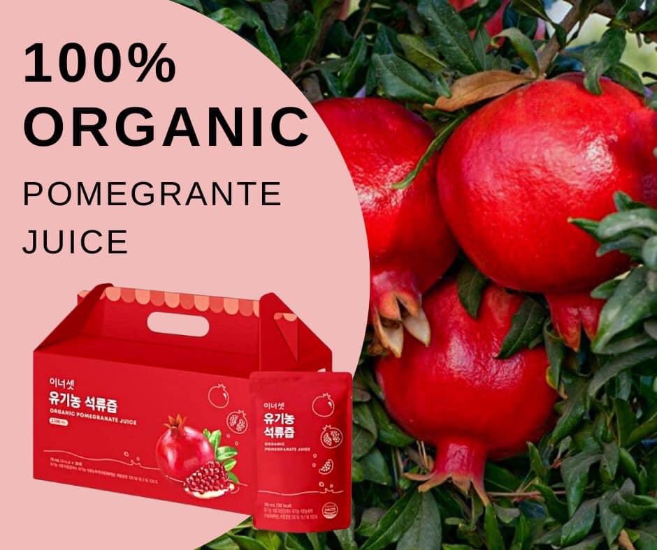NƯỚC ÉP LỰU 100% ORGANIC