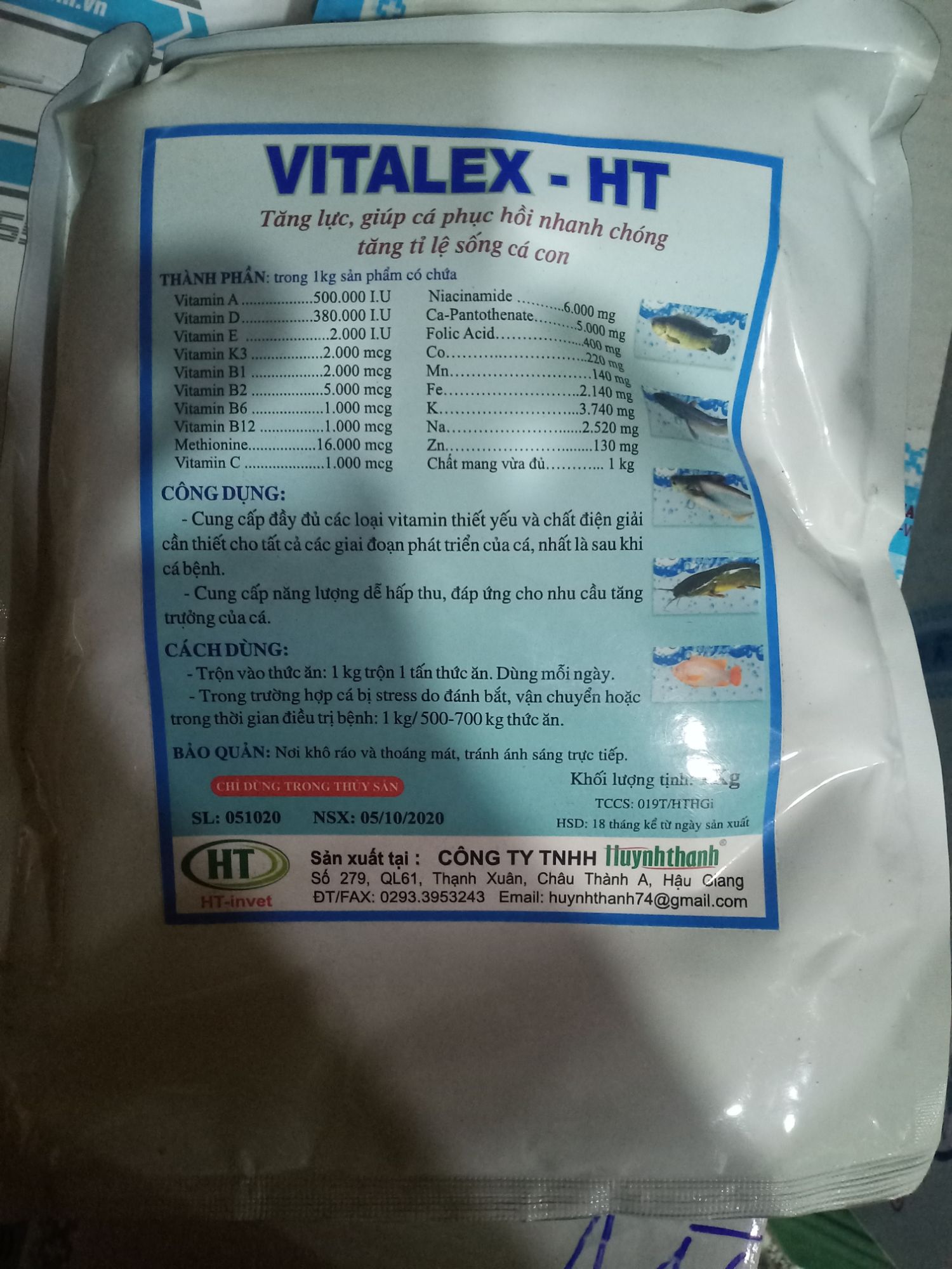 Vitalex-HT Tăng cho ( Ốc bươu đen)