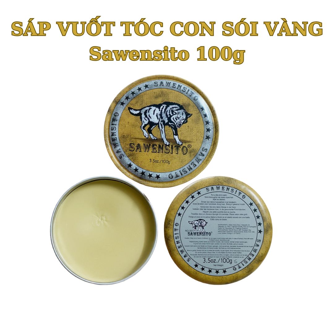 Sáp vuốt tóc Sawensito [ Con Sói Vàng ] - 100gr