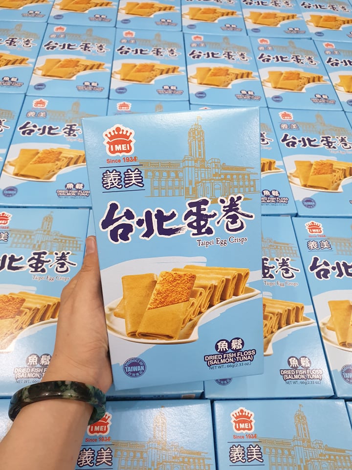 Bánh Quy Trứng Cuộn Chà Bông Cá 66g ( date t7/2022)