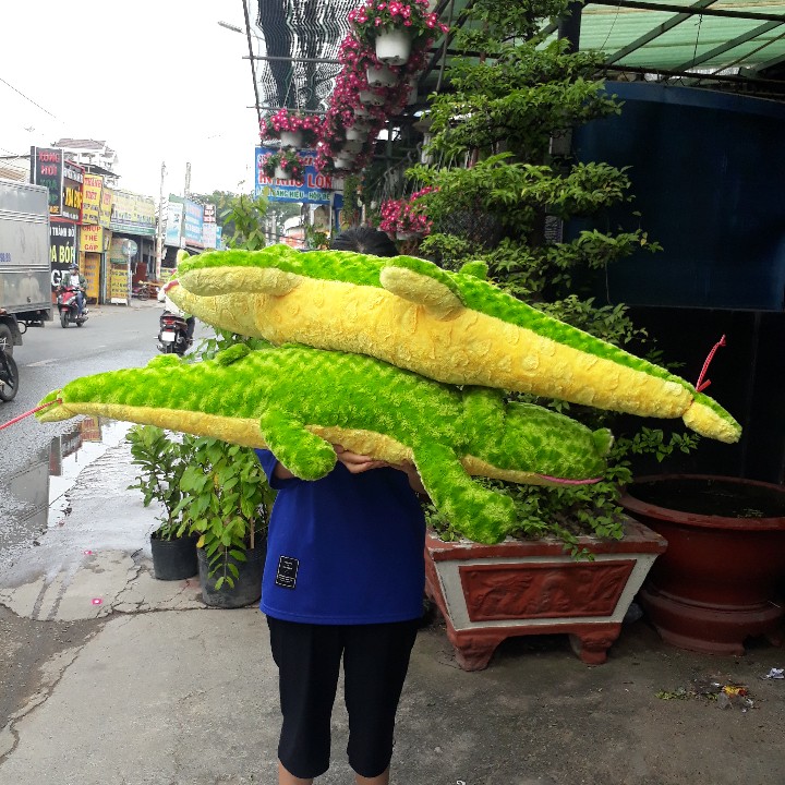 🐊 🐊 Stuffed Crocodile 110cm Long – Hug It Once and You'Ll Be Addicted! 🐊 🐊