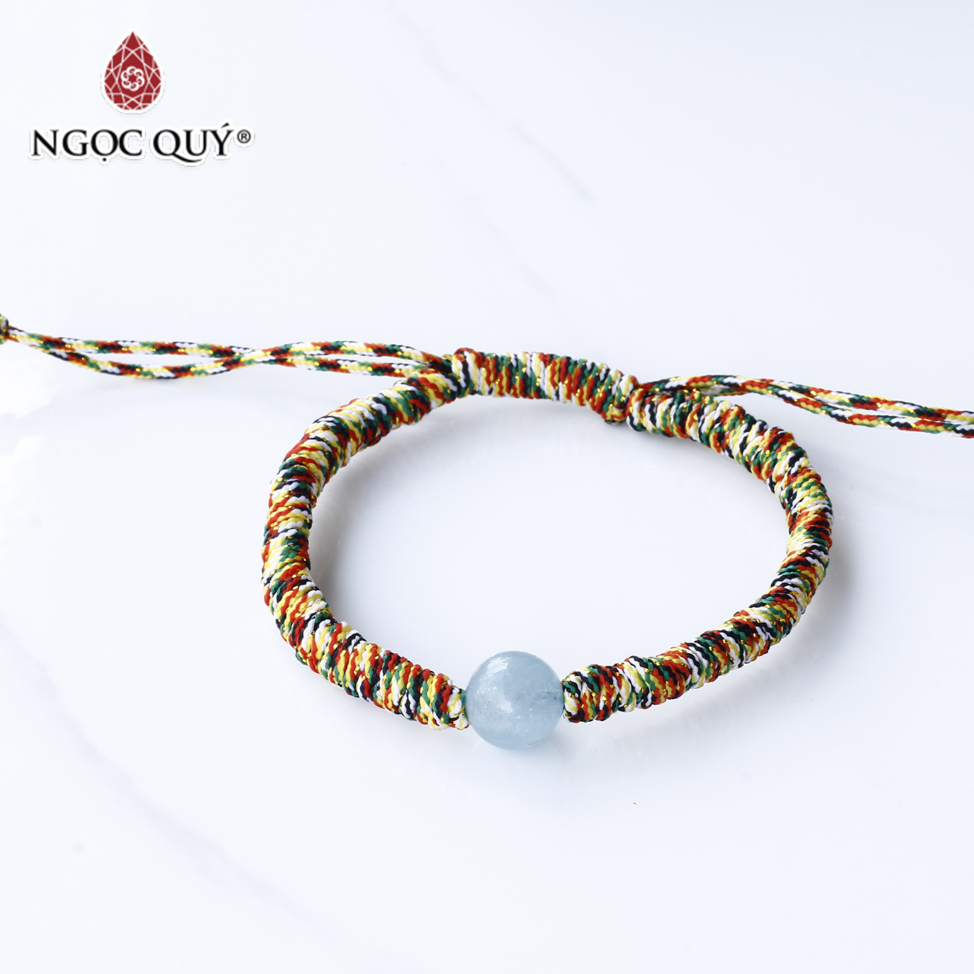 [HCM]Vòng thắt dây đa sắc - Ngọc Quý Gemstones