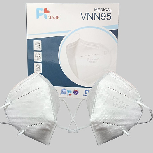 5 Hộp Khẩu Trang VNN95 4 lớp ( Hộp 10 cái)