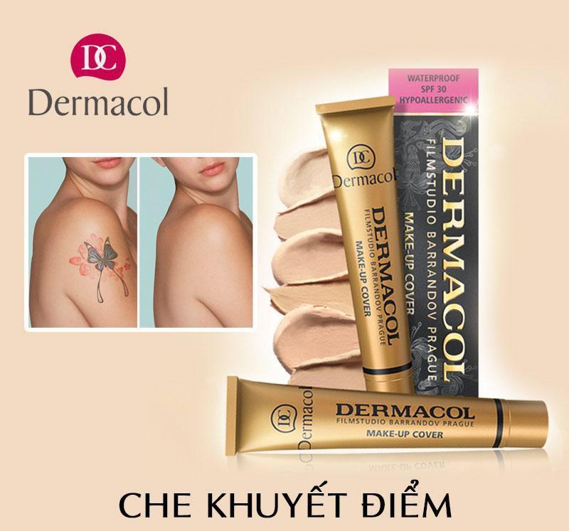 Kem Che Khuyết Điểm ,Vết Sẹo, Vết thâm và Hình Xăm Dermacol thần thánh