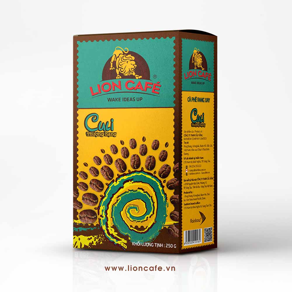 Lion Cafe - Filtered Coffee - Premium Culi - Box of 250g