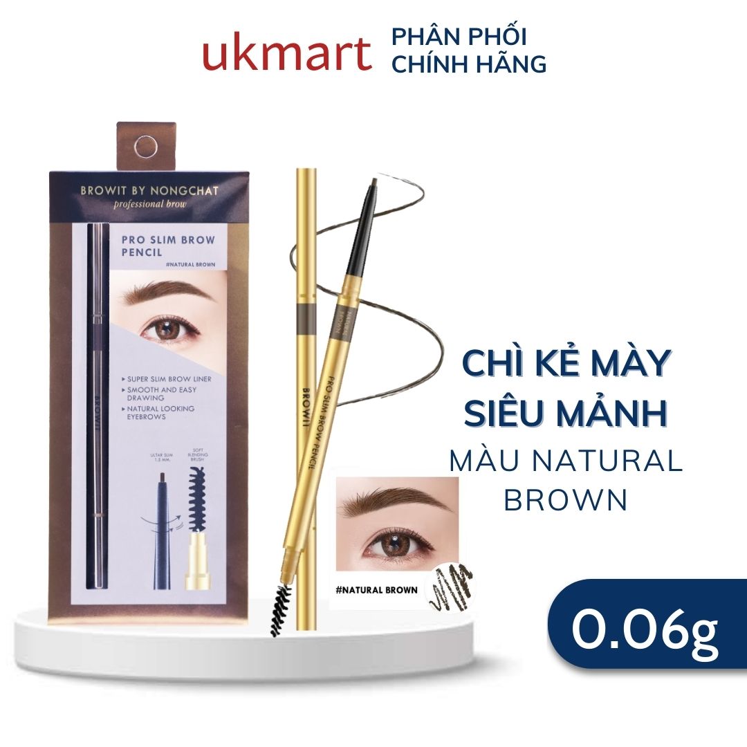 Chì Kẻ Mày Browit Pro Slim Brow Pencil Siêu Mảnh 0.06g