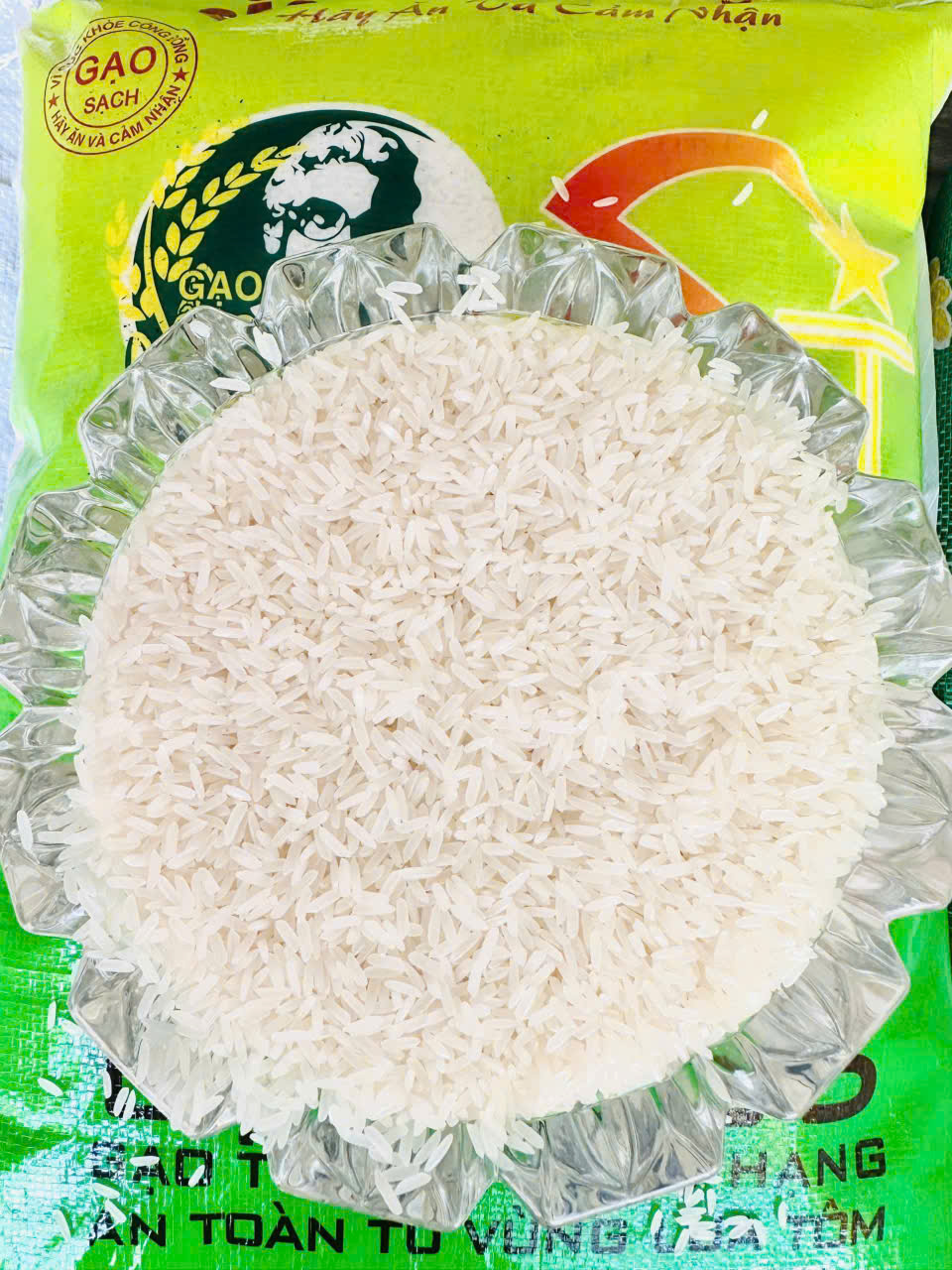 GẠO ST25 Bao 5KG Dẻo Mềm Thơm Cơm