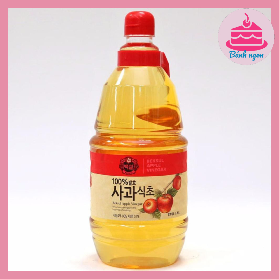 Dấm táo Beksul Hàn Quốc 1800ml