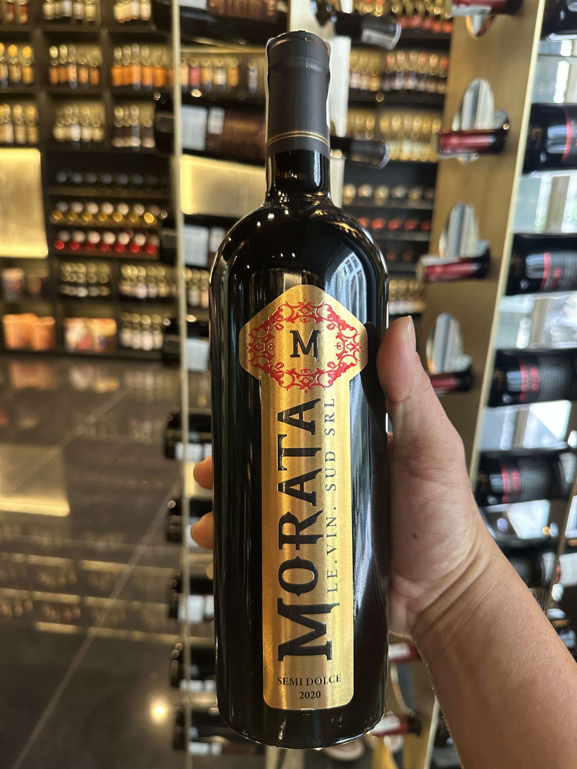 Vang ngọt Ý Morata Semi nhập khẩu (có thể mua thêm hộp đựng)