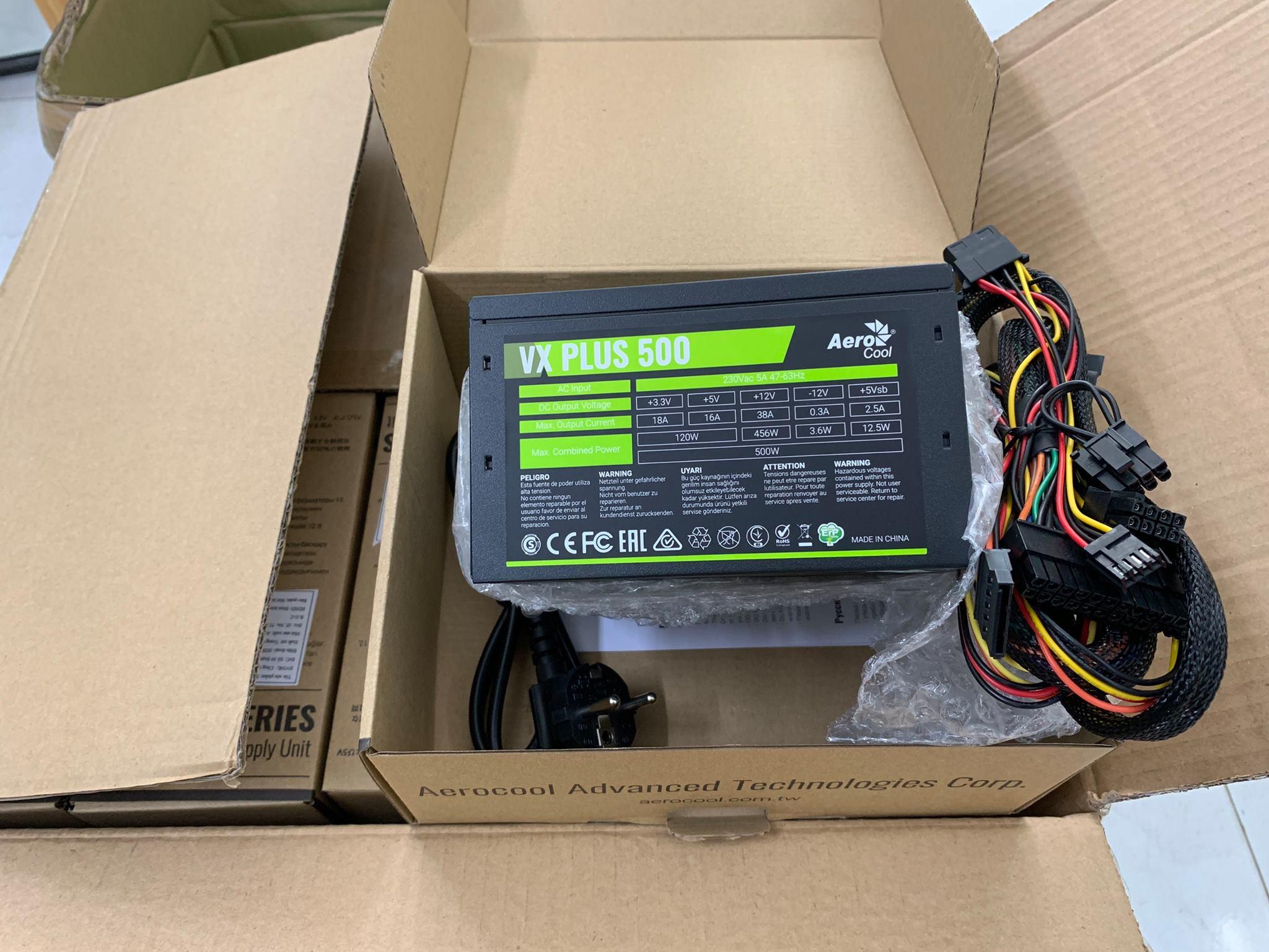 [HCM]Nguồn AeroCool VX PLUS SERIES 500W
