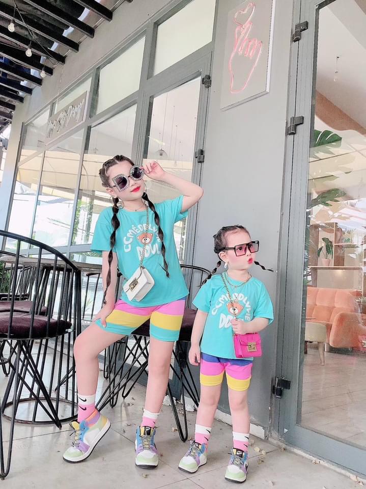 [Hoàn Tiền 6%] Lyvyshop - (Cotton SG chính phẩm) Bộ quần áo cho bé gái siêu dễ thương từ 09-25kg (giá 01 bộ)