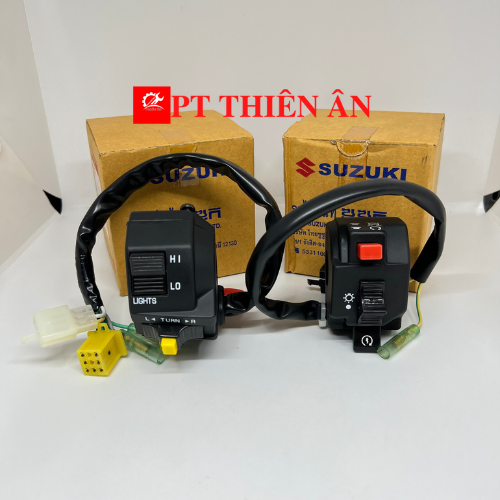 Cùm công tắc satria 120, viva 110, rgv 120, rgx zin chính hãng suzuki thailand - pt thiên ân